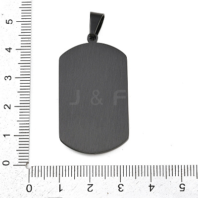 Jesus Theme 304 Stainless Steel Pendants STAS-D387-01B-EB-1