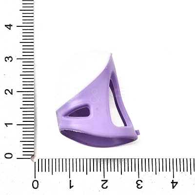 Silicone & Plastic Thimble Finger Guard for DIY Sewing and Cross-Stitching TOOL-C012-27A-01-1
