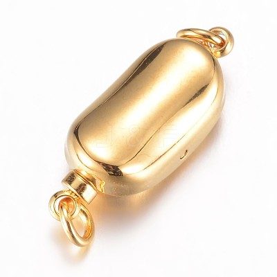 304 Stainless Steel Box Clasps STAS-G071-49G-1