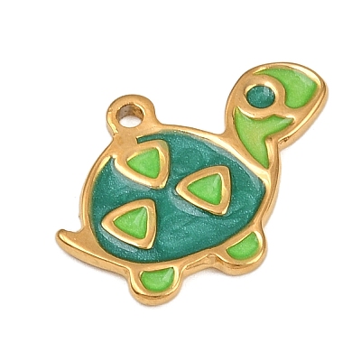 304 Stainless Steel Enamel Charms STAS-G363-19G-03-1