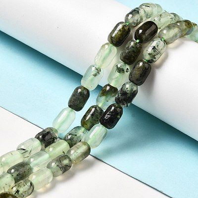 Natural Prehnite Beads Strands G-G980-24-1