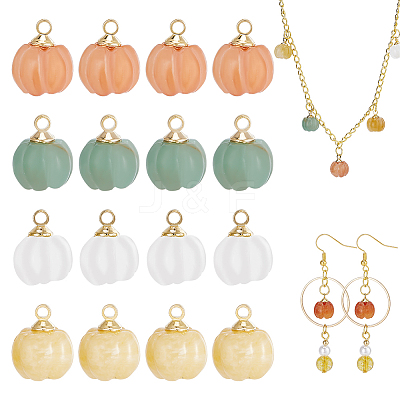 4 Sets Natural Mixed Stone Charms FIND-CA0005-80-1