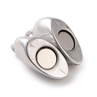Non-Tarnish 316 Surgical Stainless Steel Magnetic Clasps STAS-B029-04-1