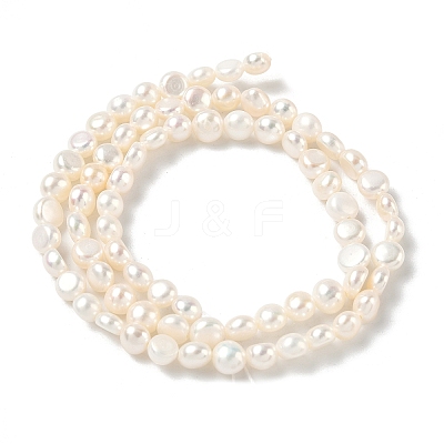Natural Cultured Freshwater Pearl Beads Strands PEAR-C004-15-1