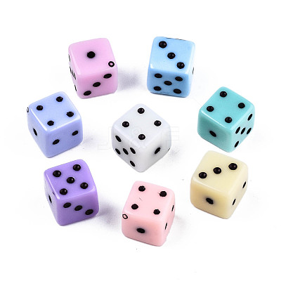 Opaque Acrylic Beads X-SACR-T352-15-1