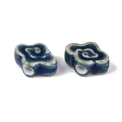 Handmade Porcelain Beads PORC-Q008-09A-1
