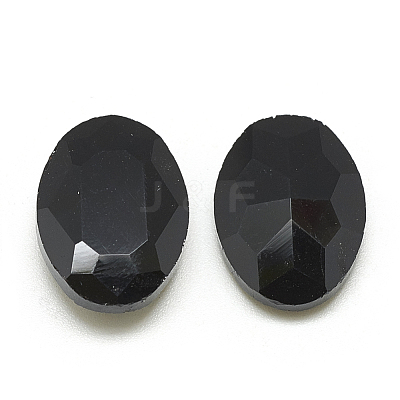 Pointed Back Glass Rhinestone Cabochons RGLA-T080-10x14mm-02-1