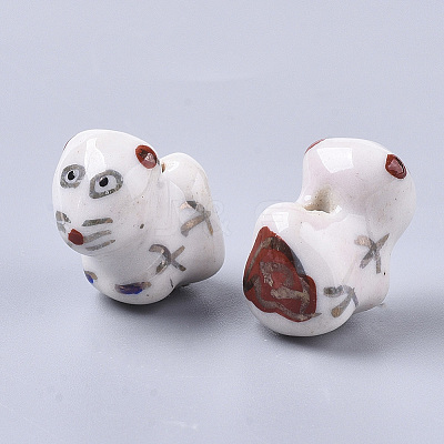 Handmade Porcelain Beads PORC-N004-80-1