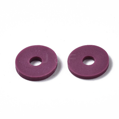 Handmade Polymer Clay Beads CLAY-R067-8.0mm-B05-1