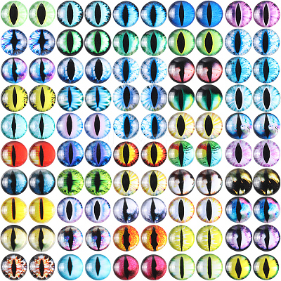 1 Bag Glass Doll Eyes Cabochons DIY-GF0008-70A-1
