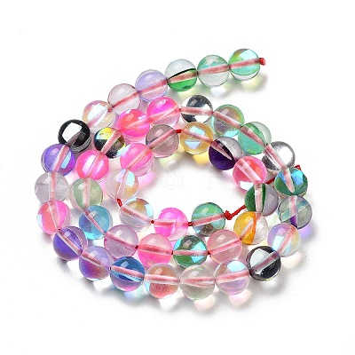 Transparent Glass Beads X-GLAA-B022-8mm-11-1