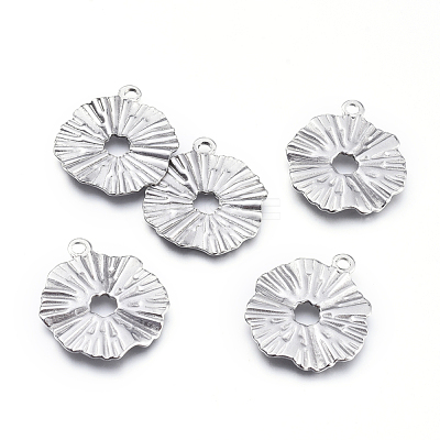Tarnish Resistant 304 Stainless Steel Pendants STAS-F240-02P-1