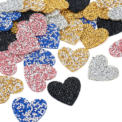 Polyester Hotfix Rhinestone Iron on Patches Applique Patch FIND-TA0002-53C-1