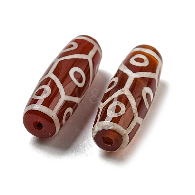 Tibetan Style dZi Beads Strands G-P526-A02-1
