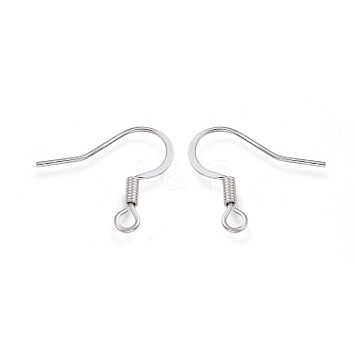 Brass Earring Hooks KK-H102-01P-1