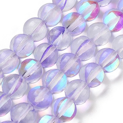 Transparent Glass Beads GLAA-B022-8mm-10-1