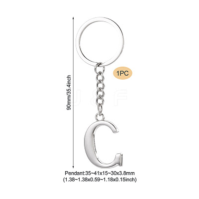 Alloy Keychains KEYC-TADJ0001-11C-1