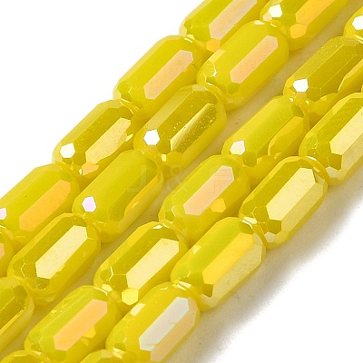 Electroplate Glass Beads Strands EGLA-D031-26-1