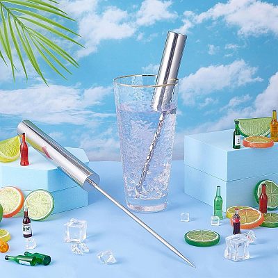2Pcs 2 Style 201 Stainless Steel Ice Pick TOOL-UN0001-14-1