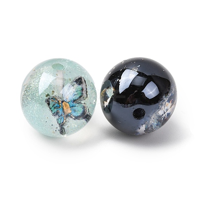 Luminous Transparent Resin Beads RESI-C073-04-1