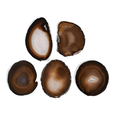 Dyed & Heated Natural Agate Slice Cabochons GG-CBAAF67-01G-1