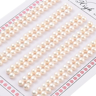 Grade 6A Natural Cultured Freshwater Pearl Beads PEAR-N018-6A-4550A-1