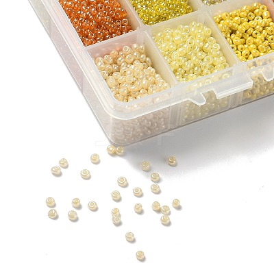 600G 24 Colors Glass Seed Beads SEED-JP0008-03-3mm-1