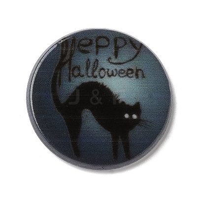 Halloween Series Acrylic Cbabochons OACR-M012-21-1