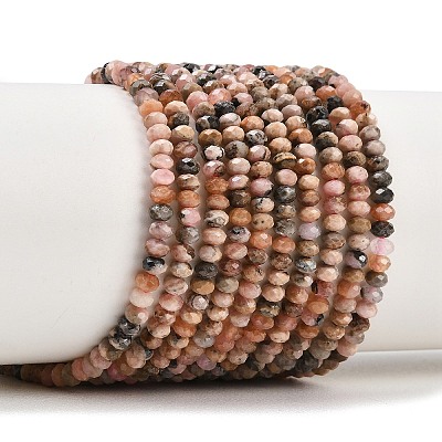 Natural Argentina Rhodonite Beads Strands G-B175-A17-2x3mm-1