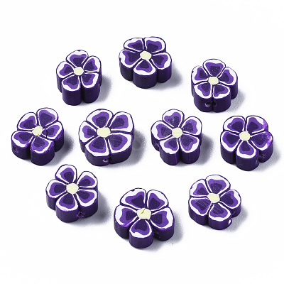 Handmade Polymer Clay Beads CLAY-S096-006B-1