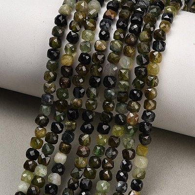 Natural Green Tourmaline Beads Strands GG-CBAA9B4-D01-02-1
