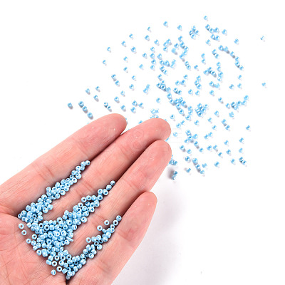 (Repacking Service Available) Glass Seed Beads SEED-C021-4mm-123-1