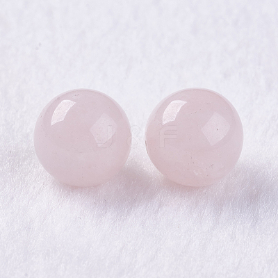 Natural Rose Quartz Beads G-K275-28-8mm-1