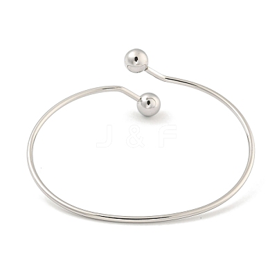 Non-Tarnish 304 Stainless Steel Cuff Bangles BJEW-P331-12P-1