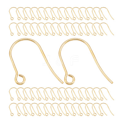200Pcs 304 Stainless Steel Earring Hooks STAS-UN0058-59G-1