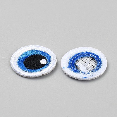 Polyester Eye Cloth Patches PATC-WH0110-06A-1
