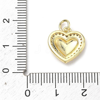 Brass Micro Pave Clear Cubic Zirconia Pendants LS-KK-H255-08G-01-1