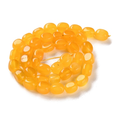 Natural Topaz Jade Beads Strands G-P497-01D-03A-1