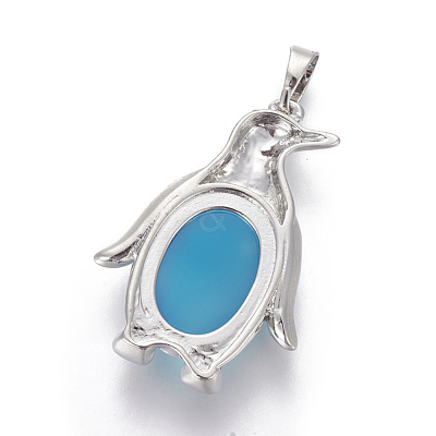 Natural Agate Pendants G-L512-A03-1