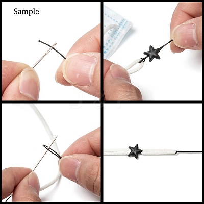 Star PVC Plastic Cord Lock for Mouth Cover KY-D013-02B-1