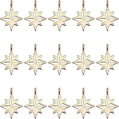 18Pcs Brass Charms KK-FH0001-94-1