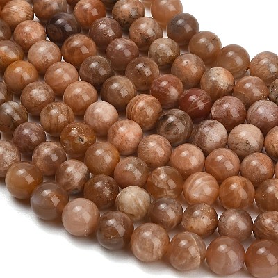 Natural Sunstone Beads Strands GG-CBA15F7-10mm-1