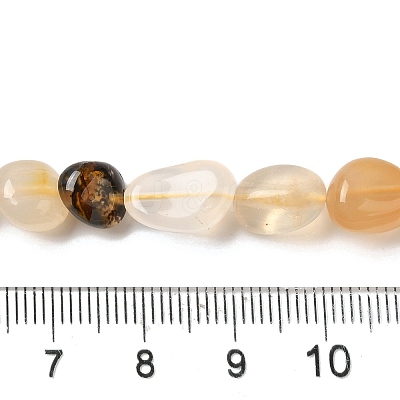 Natural Agate Beads Strands G-G146-A38-01-1