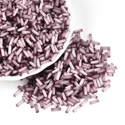 Glass Bugle Beads SEED-N007-28B-1