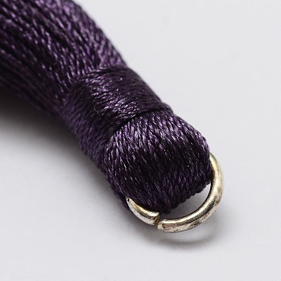 Nylon Tassels Pendant Decorations HJEW-L013-07-1