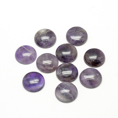 Natural Amethyst Cabochons X-G-R416-16mm-30-1