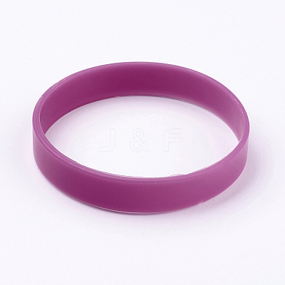 Silicone Wristbands Bracelets LS-BJEW-J176-180-06-1