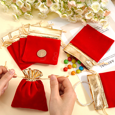 Rectangle Velvet Jewelry Pouches Bags TP-BBC0001-09B-01-1