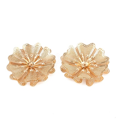 Brass Filigree Cabochons KK-CBACEE9-02A-KCG-1