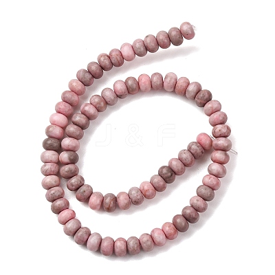 Natural Pink Zebra Jasper Beads Strands G-D481-13-1